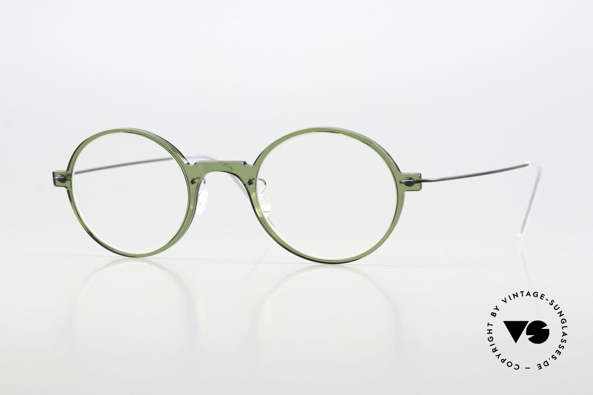 Lindberg 6508 NOW Vintage Designerbrille Unisex, runde Lindberg Brille aus der NOW bzw. N.O.W. Serie, Passend für Herren und Damen Lindberg 6508 NOW Vintage Designerbrille Unisex, runde Lindberg Brille aus der NOW bzw. N.O.W. Serie, Passend für Herren und Damen