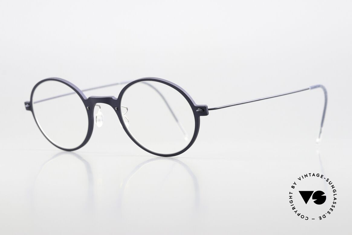 Lindberg 6508 NOW Designerbrille Dunkelblau Rund, sehr hochwertiges Compositematerial mit Titanbügeln, Passend für Herren und Damen Lindberg 6508 NOW Designerbrille Dunkelblau Rund, sehr hochwertiges Compositematerial mit Titanbügeln, Passend für Herren und Damen