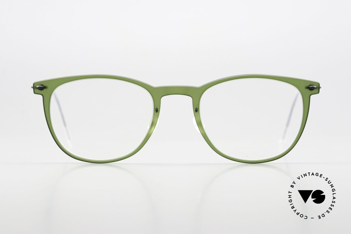 Lindberg 6529 47 NOW Brille In Grün Und Mattschwarz, Modell 6529, Größe 47/20 in interessanter Kolorierung, Passend für Damen Lindberg 6529 47 NOW Brille In Grün Und Mattschwarz, Modell 6529, Größe 47/20 in interessanter Kolorierung, Passend für Damen