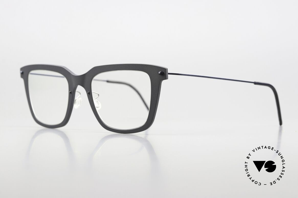 Lindberg 6601 NOW XL Herrenbrille Grau Dunkelblau, col D15/U13: dunkelgraue Front & dunkelblaue Bügel, Passend für Herren Lindberg 6601 NOW XL Herrenbrille Grau Dunkelblau, col D15/U13: dunkelgraue Front & dunkelblaue Bügel, Passend für Herren