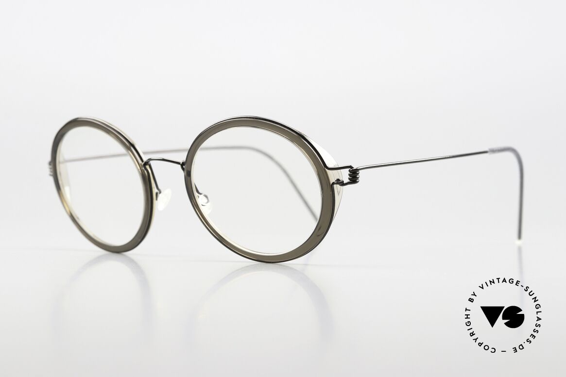 Lindberg Fay Air Titan Rim Titan Fassung Damen & Herren, markant veredelte Air Titanium Version mit Azetat-Rand, Passend für Herren und Damen Lindberg Fay Air Titan Rim Titan Fassung Damen & Herren, markant veredelte Air Titanium Version mit Azetat-Rand, Passend für Herren und Damen