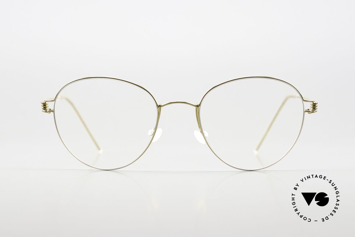Lindberg Russel Air Titan Rim Minimalistische Designerbrille, Unisex-Modell Russel, Rahmen-Farbe PGT: polished gold, Passend für Herren und Damen Lindberg Russel Air Titan Rim Minimalistische Designerbrille, Unisex-Modell Russel, Rahmen-Farbe PGT: polished gold, Passend für Herren und Damen