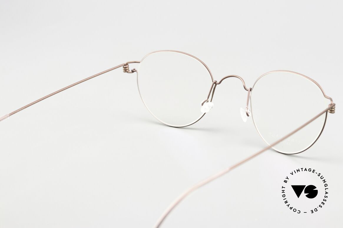 Lindberg Matt 44 Air Titan Rim Kleine Pantobrille Unisex, Größe: small, Passend für Herren und Damen