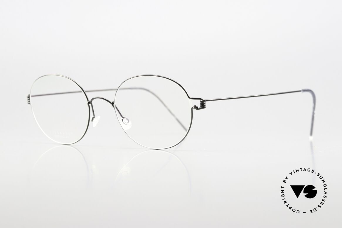 Lindberg Stefano Air Titan Rim Ovale Brille Damen Und Herren, medium Größe 49/19 mit einer Bügellänge von 145mm, Passend für Herren und Damen Lindberg Stefano Air Titan Rim Ovale Brille Damen Und Herren, medium Größe 49/19 mit einer Bügellänge von 145mm, Passend für Herren und Damen