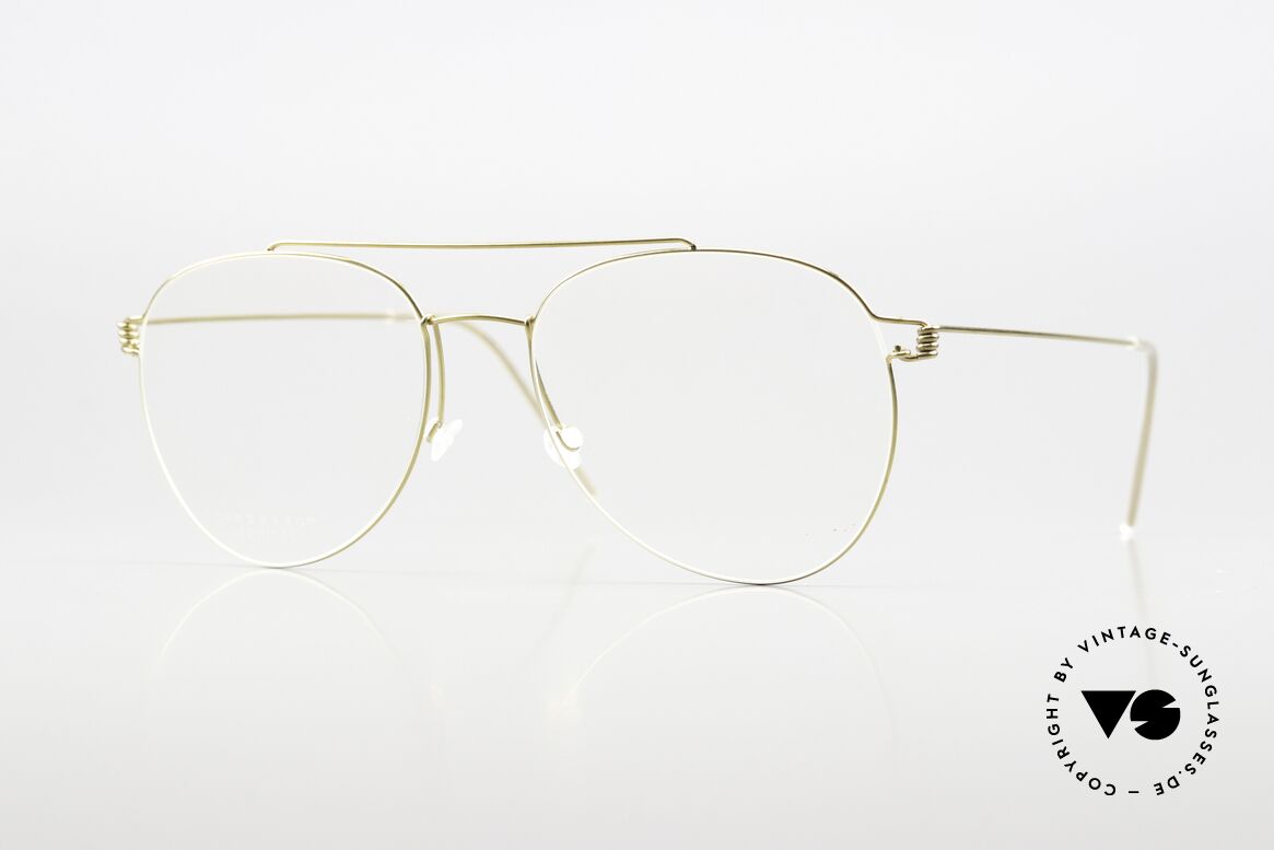 Lindberg Sonny 53 Air Titan Rim Pilotenbrille Damen Und Herren, LINDBERG Air Titan Damenbrille sowie Herrenbrille, Passend für Herren und Damen