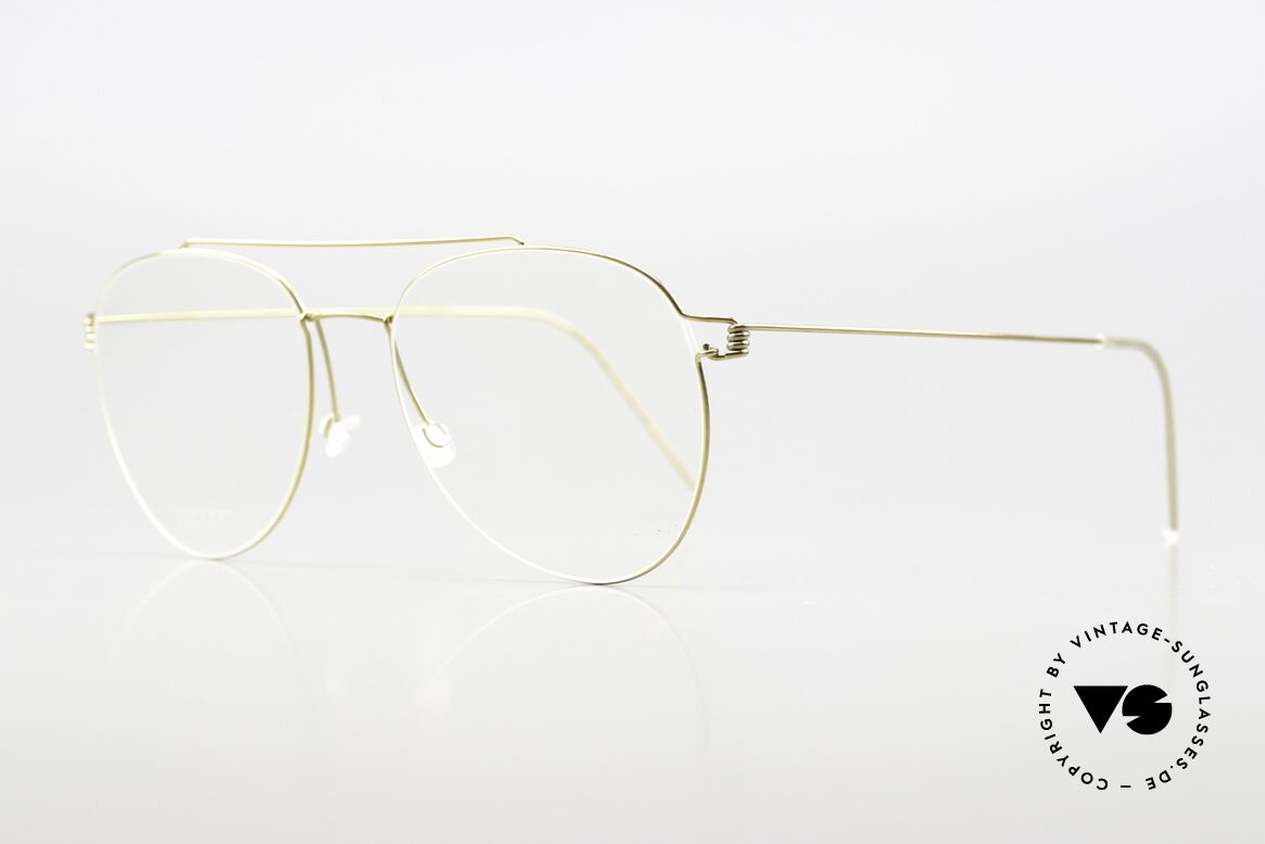 Lindberg Sonny 53 Air Titan Rim Pilotenbrille Damen Und Herren, M bis L Größe 53/17 mit einer Bügellänge von 145mm, Passend für Herren und Damen