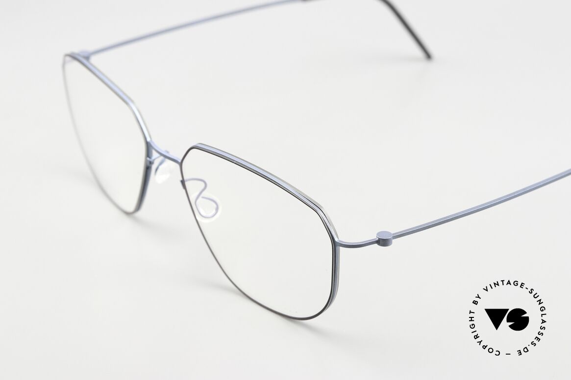Lindberg 5505 Thintanium Sehr Interessante Brillenform, Brillenform für Damen & Herren zugleich; in mattblau, Passend für Herren und Damen Lindberg 5505 Thintanium Sehr Interessante Brillenform, Brillenform für Damen & Herren zugleich; in mattblau, Passend für Herren und Damen