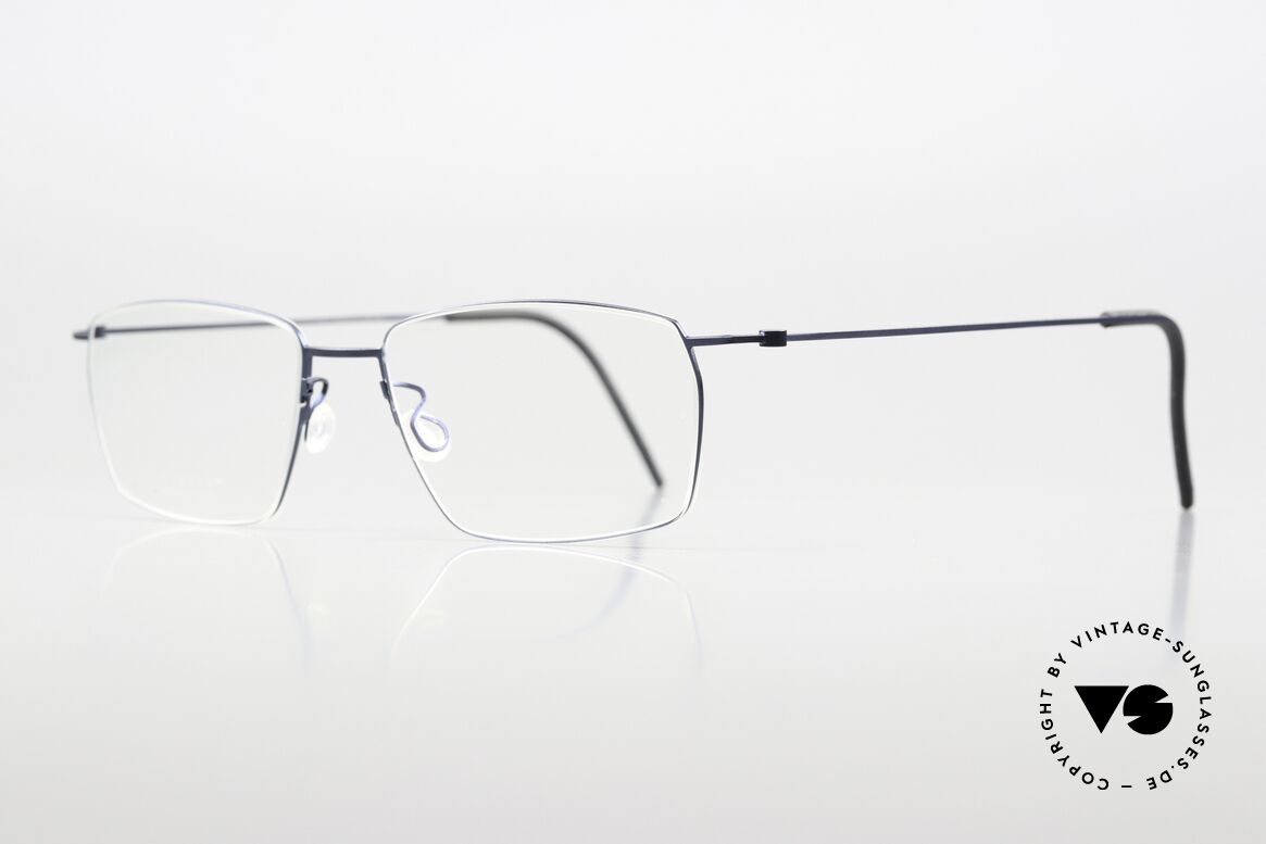 Lindberg 5509 Thintanium Eckige Brillenform Für Herren, sehr leicht und bequem & dennoch robust und flexibel, Passend für Herren