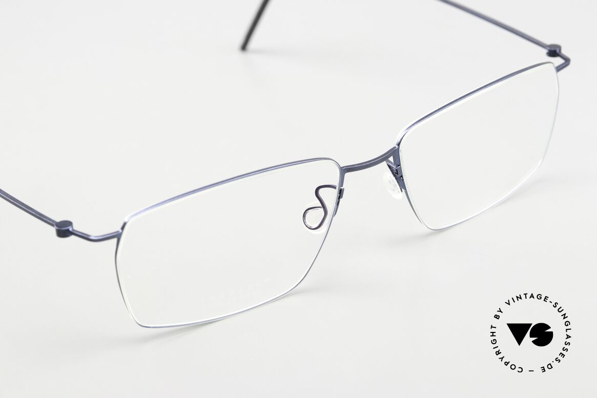 Lindberg 5509 Thintanium Eckige Brillenform Für Herren, ungetragenes Designerstück mit orig. Etui von Lindberg, Passend für Herren