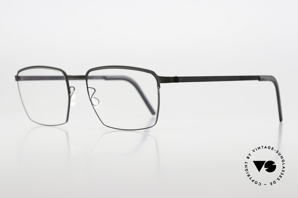 Lindberg 7426 Strip Titanium Markante Herrenbrille 2018, schwarze, sehr markante Brillenfassung; Top-Qualität, Passend für Herren