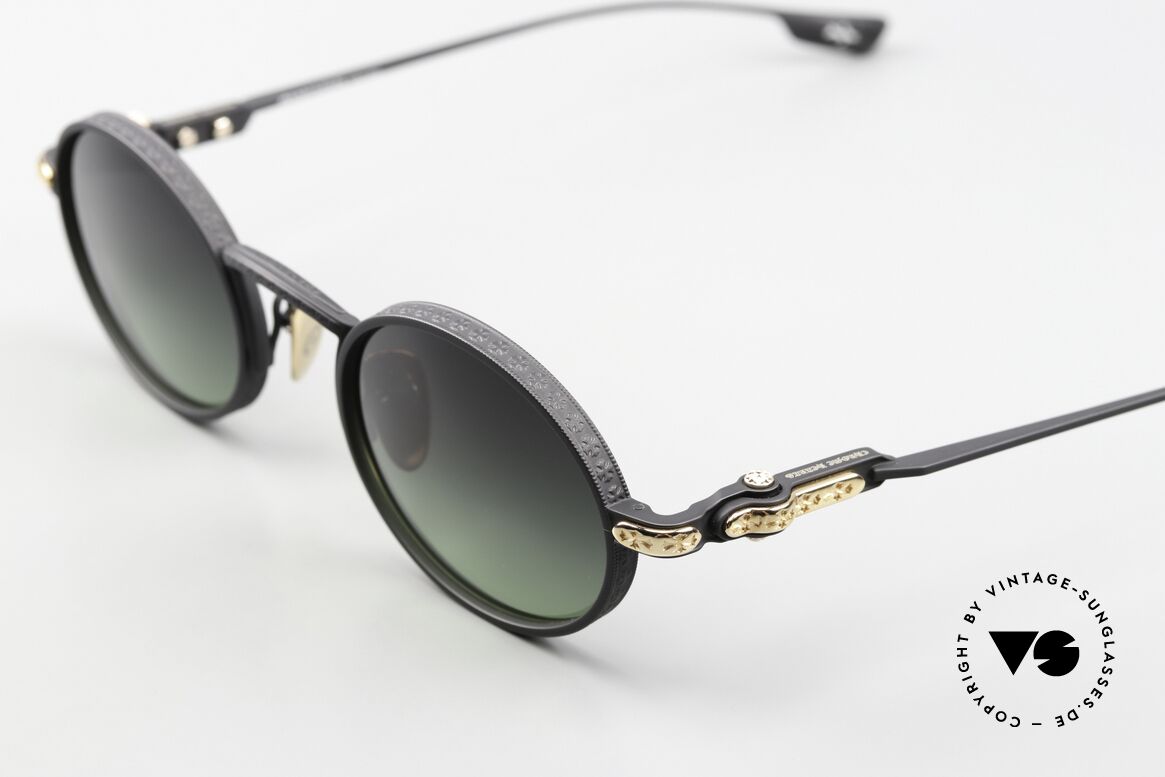Chrome Hearts Honey Dipped Ozzy Osbourne Style Brille, color MBK-18KGP (18kt GOLD-PLATED) in Gr. 48-23, Passend für Herren und Damen Chrome Hearts Honey Dipped Ozzy Osbourne Style Brille, color MBK-18KGP (18kt GOLD-PLATED) in Gr. 48-23, Passend für Herren und Damen