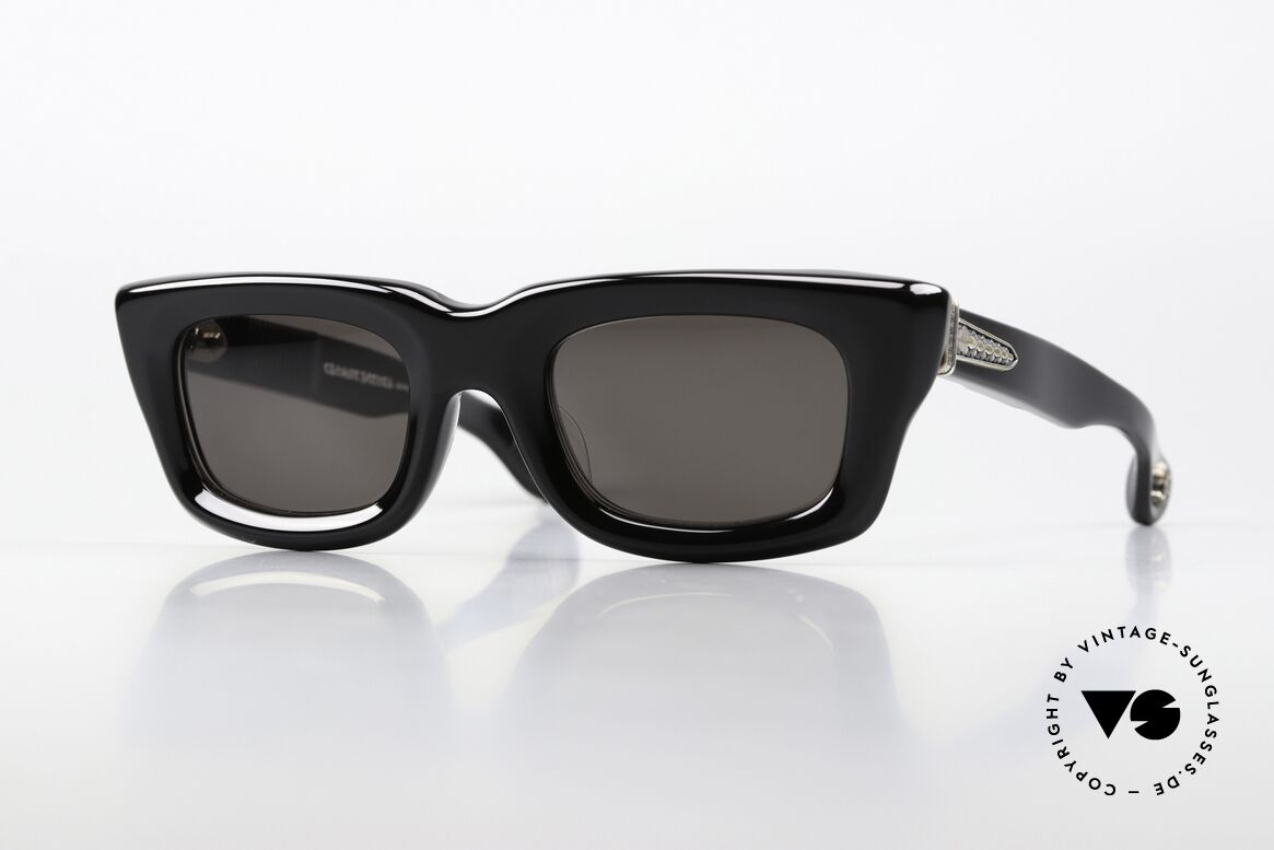 Chrome Hearts Steezin Sehr Dicke Azetat Sonnnebrille, CHROME HEARTS Sonnenbrille, mod. STEEZIN, Passend für Herren und Damen Chrome Hearts Steezin Sehr Dicke Azetat Sonnnebrille, CHROME HEARTS Sonnenbrille, mod. STEEZIN, Passend für Herren und Damen
