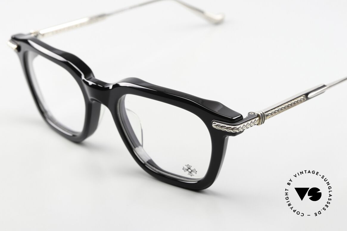 Chrome Hearts Cumption Chrome Hearts Brille Luxus Pur, charakteristisches Dekor in 925 Sterling Silber, Passend für Herren Chrome Hearts Cumption Chrome Hearts Brille Luxus Pur, charakteristisches Dekor in 925 Sterling Silber, Passend für Herren