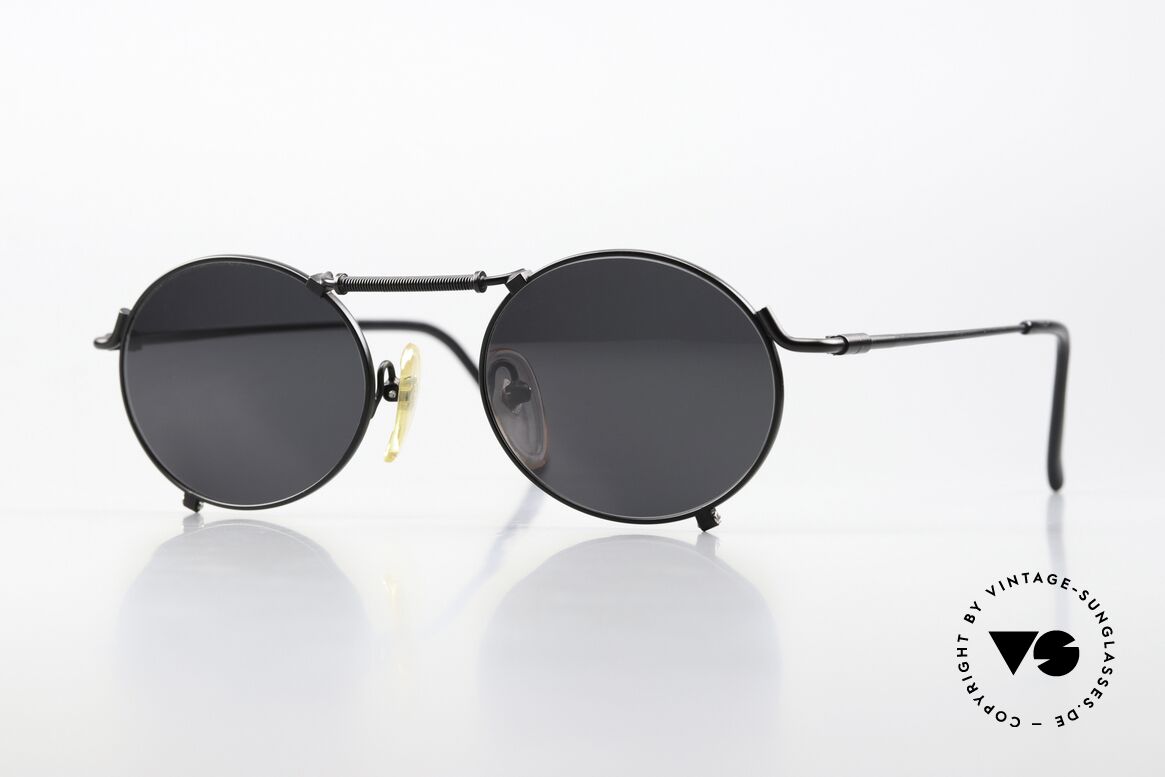 Jean Paul Gaultier 56-7162 Rare 90er Designersonnenbrille, schwarzes Designerstück in Top-Qualität (Rarität), Passend für Herren und Damen Jean Paul Gaultier 56-7162 Rare 90er Designersonnenbrille, schwarzes Designerstück in Top-Qualität (Rarität), Passend für Herren und Damen