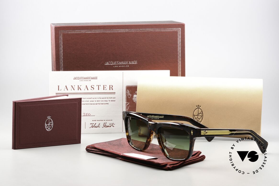 Jacques Marie Mage Lankaster Connoisseur Sonnenbrille, Größe: large, Passend für Herren