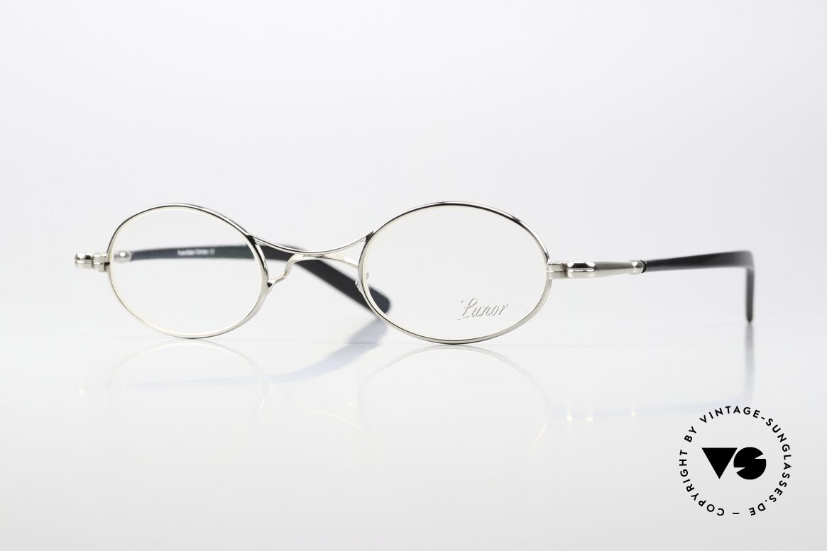 Lunor X-Bridge Oval Sehr Edle Brille Platin Plattiert, LUNOR Brille X-Bridge Oval PP = Platin Platiniert, Passend für Herren und Damen Lunor X-Bridge Oval Sehr Edle Brille Platin Plattiert, LUNOR Brille X-Bridge Oval PP = Platin Platiniert, Passend für Herren und Damen