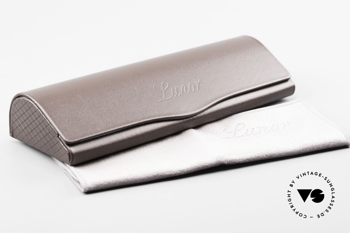 Lunor X-Bridge Oval Sehr Edle Brille Platin Plattiert, Größe: small, Passend für Herren und Damen Lunor X-Bridge Oval Sehr Edle Brille Platin Plattiert, Größe: small, Passend für Herren und Damen