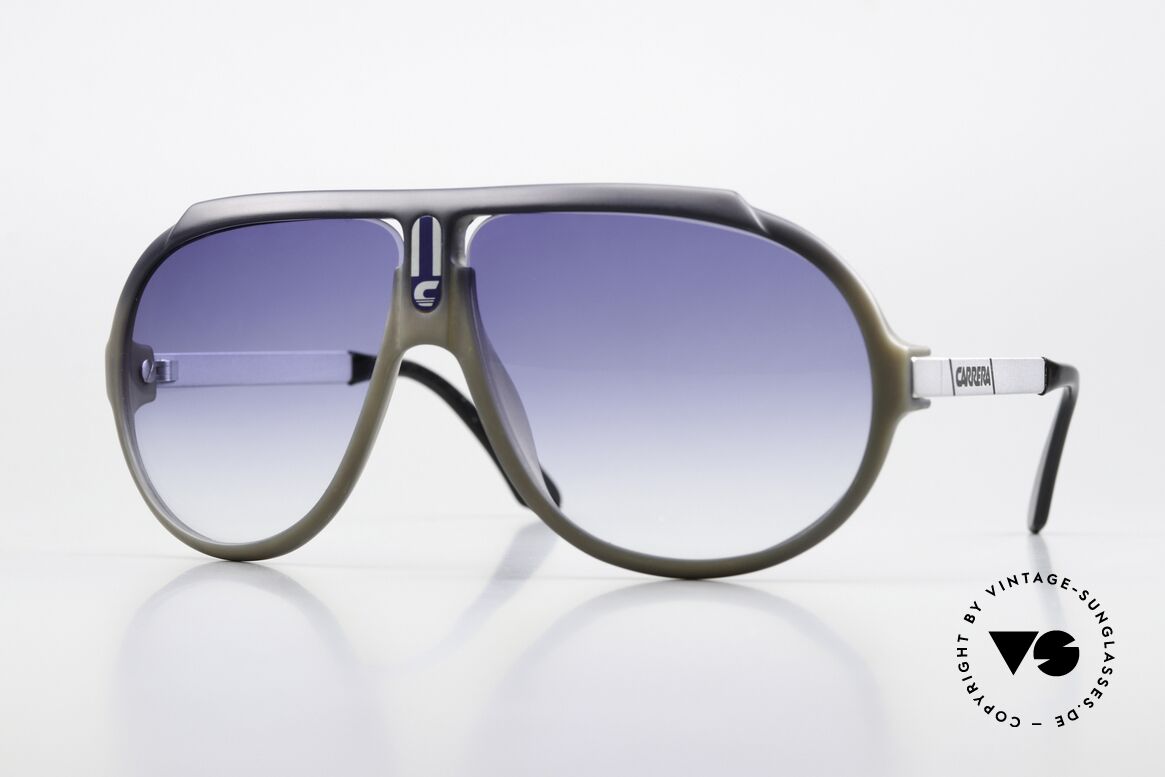 Carrera 5512 2in1 Sonnenbrille Blau & Grün, mit 2 Wechselfronten zum selber tauschen; siehe Fotos!, Passend für Herren Carrera 5512 2in1 Sonnenbrille Blau & Grün, mit 2 Wechselfronten zum selber tauschen; siehe Fotos!, Passend für Herren