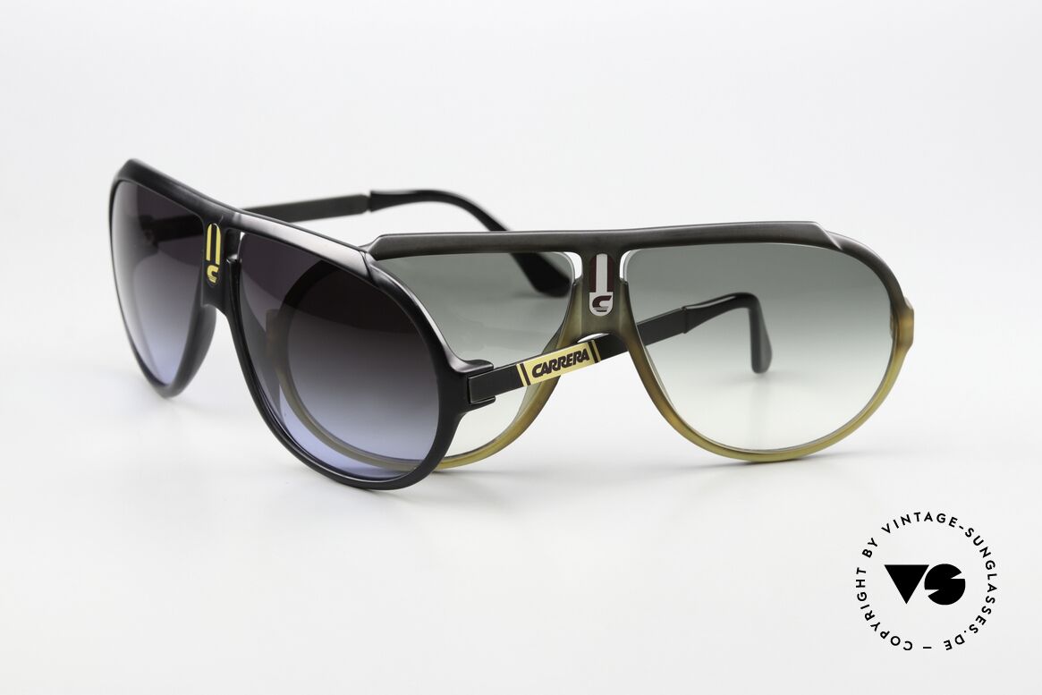 Carrera 5512 2in1 Sonnenbrille Schwarz Grün, Größe: large, Passend für Herren Carrera 5512 2in1 Sonnenbrille Schwarz Grün, Größe: large, Passend für Herren