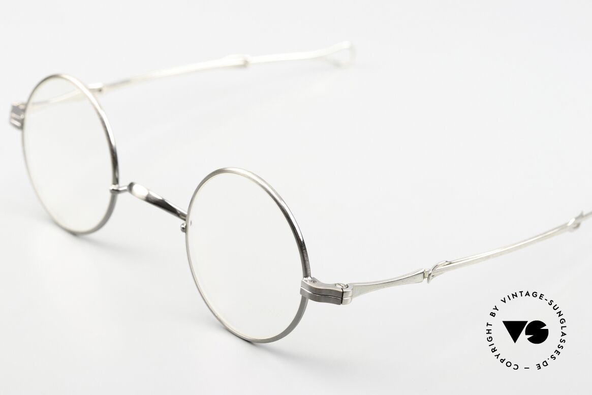 Lunor I 12 Telescopic Antik Silber Front Platin Bügel, Mod. I 12 = Größe 38°26, Bügellänge: 118mm-155 mm, Passend für Herren und Damen Lunor I 12 Telescopic Antik Silber Front Platin Bügel, Mod. I 12 = Größe 38°26, Bügellänge: 118mm-155 mm, Passend für Herren und Damen