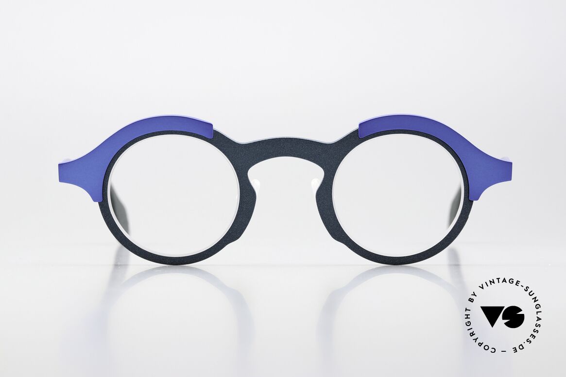 Theo Belgium Mille 71 Metallbrille Bicolor Blau Titan, Modell mille+71, color code 428 (blau bicolor), Passend für Herren und Damen Theo Belgium Mille 71 Metallbrille Bicolor Blau Titan, Modell mille+71, color code 428 (blau bicolor), Passend für Herren und Damen