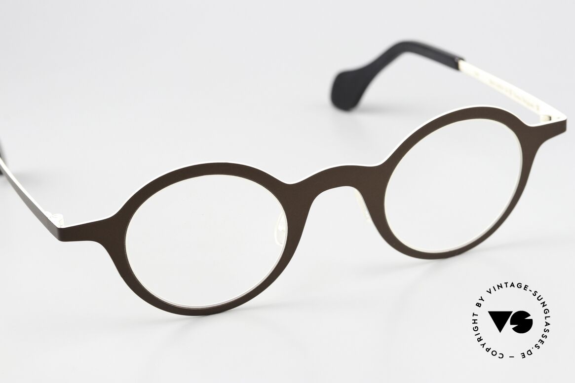 Theo Belgium Mille 24 Fassung in Braun und Beige, 140mm breit = Large Größe für Damen & Herren, Passend für Herren und Damen Theo Belgium Mille 24 Fassung in Braun und Beige, 140mm breit = Large Größe für Damen & Herren, Passend für Herren und Damen