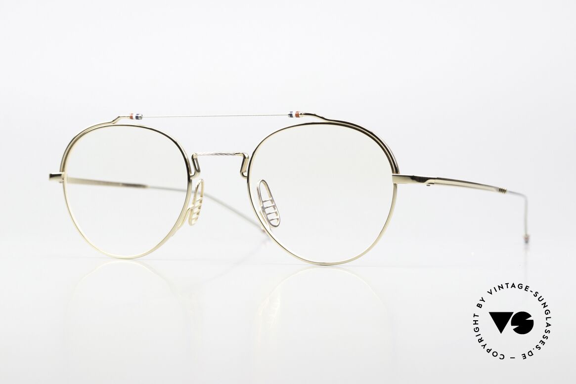 Thom Browne TBX912 Stilvolle Titanbrille Herren, rare Thom Browne Herrenbrille, Mod. TBX912-49-01, Passend für Herren