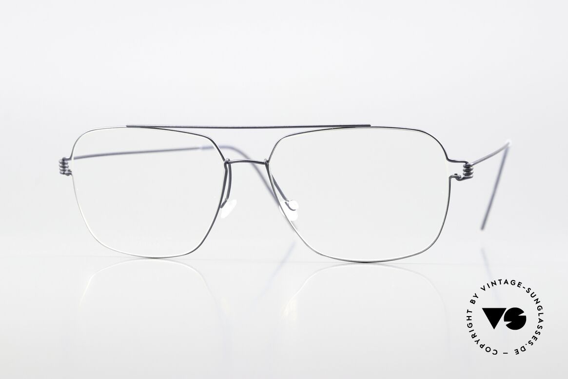 Lindberg Martin Air Titan Rim Herrenbrille Dunkelblau Grau, Herrenbrille von Lindberg aus der Air Titanium Serie, Passend für Herren Lindberg Martin Air Titan Rim Herrenbrille Dunkelblau Grau, Herrenbrille von Lindberg aus der Air Titanium Serie, Passend für Herren