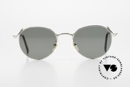 Jean Paul Gaultier 55-5105 Rare 90er Steampunk Brille, robustes Metallgestell mit genialen Bügeldetails, Passend für Herren und Damen Jean Paul Gaultier 55-5105 Rare 90er Steampunk Brille, robustes Metallgestell mit genialen Bügeldetails, Passend für Herren und Damen