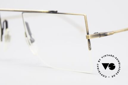 L.A. Eyeworks BURBANK 442 Echte Vintage Brille 90er, zeitlos und puristisch gleichermaßen; ein Klassiker!, Passend für Herren und Damen