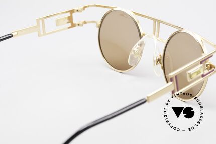 Cazal 958 90er Vanilla Ice Sonnenbrille, hellbraune Cazal Sonnengläser; 100% UV Protection, Passend für Herren und Damen
