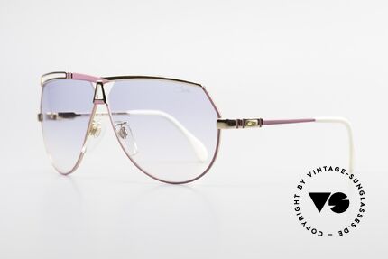 Cazal 954 Oversized XXL Sonnenbrille, Pilotenform mit großen Gläsern & toller Farbgestaltung, Passend für Damen