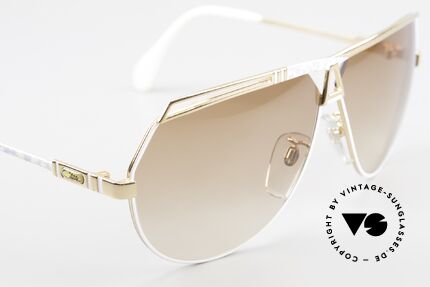 Cazal 954 Vintage Designer Sonnenbrille, mit neuen Gläsern in hellbraun-Verlauf; 100% UV Schutz, Passend für Herren und Damen
