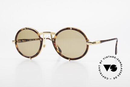 Cazal 644 Runde Cazal 90er Sonnenbrille, runde vintage Designer-Sonnenbrille von Cazal, Passend für Herren und Damen