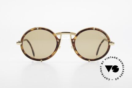 Cazal 644 Runde Cazal 90er Sonnenbrille, edles Unisex-Modell der frühen 1990er Jahre, Passend für Herren und Damen