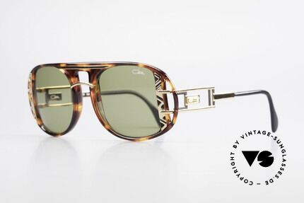 Cazal 875 90er Designer Sonnenbrille, einzigartige Fassung in aufwendiger Farbgestaltung, Passend für Herren und Damen