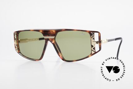 Cazal 874 1990er Unisex Designerbrille, spektakuläre Kombination von Farben und Formen, Passend für Herren und Damen