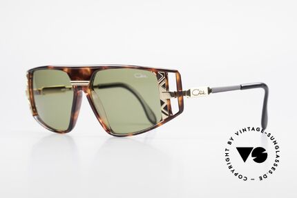 Cazal 874 1990er Unisex Designerbrille, enorm viele Design-Details (unverwechselbar Cazal), Passend für Herren und Damen