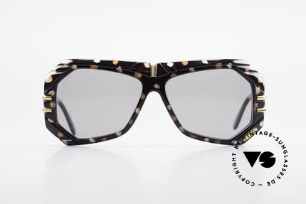 Cazal 868 West Germany Designerbrille, geniale Kombination aus Formen, Farben & Materialien, Passend für Herren und Damen