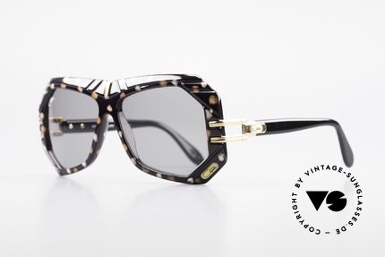 Cazal 868 West Germany Designerbrille, Farbbezeichnung: weiss-karamel gefleckt / schwarz, Passend für Herren und Damen