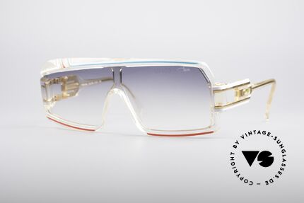 Cazal 858 Asymmetrische 80er Brille, 858: eines der berühmtesten CAZAL vintage Modelle, Passend für Herren und Damen