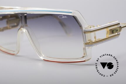 Cazal 858 Asymmetrische 80er Brille, hergestellt um 1987 und daher "Made in W.Germany", Passend für Herren und Damen