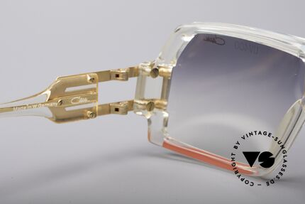 Cazal 858 Asymmetrische 80er Brille, NICHT die Reproduktion von 2012; das alte ORIGINAL!, Passend für Herren und Damen