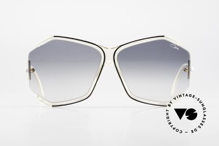 Cazal 852 Riesige 80er Vintage Brille, filigraner Rahmen mit dezenten Farbkompositionen, Passend für Damen