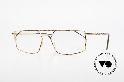 Cazal 751 Eckige Vintage Designerbrille, eckiges Rahmendesign mit hochwertiger Lackierung, Passend für Herren