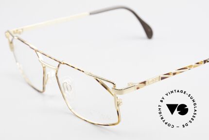 Cazal 751 Eckige Vintage Designerbrille, ungetragenes Exemplar in Größe 56-15 (MEDIUM), Passend für Herren