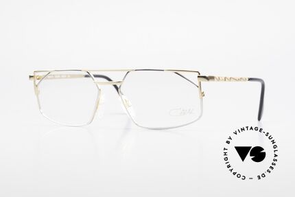 Cazal 751 Eckige Alte 90er Designerbrille, eckiges Rahmendesign mit hochwertiger Lackierung, Passend für Herren