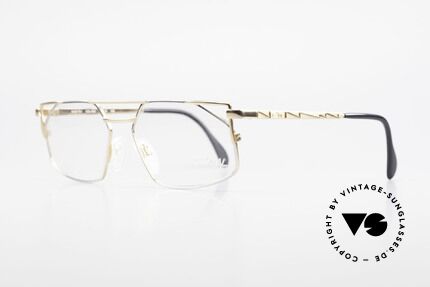 Cazal 751 Eckige Alte 90er Designerbrille, tolles altes Designerstück; als Herrenbrille konzipiert, Passend für Herren