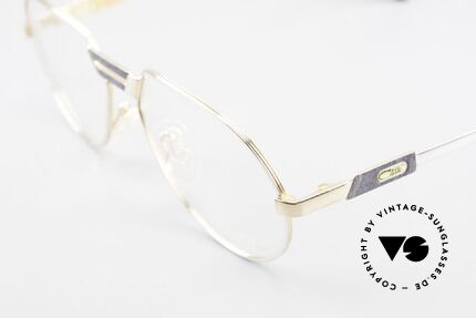 Cazal 739 Goldplattierte Brillenfassung, Designerstück von CAri ZALloni (CAZAL) in Gr. 59-17, Passend für Herren