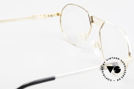 Cazal 739 Goldplattierte Brillenfassung, KEINE Retromode, sondern ein echtes altes Original!, Passend für Herren